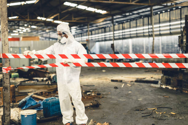 Professional Drug Lab Cleanup technician working in Ridgecrest, FL